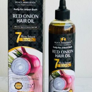 Red Onion Hair Oil – 7 Herbs Infused Scalp Oil