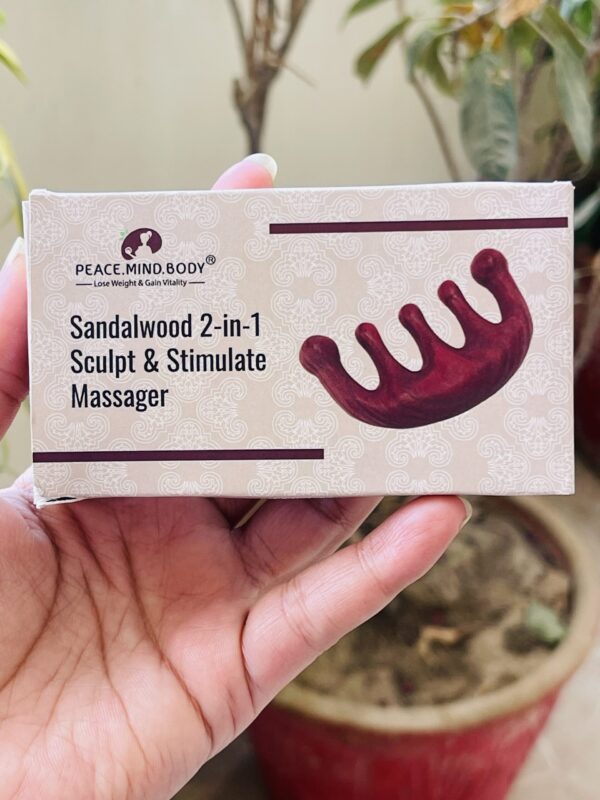 Sandalwood 2-in-1 Sculpt & Stimulate Massager