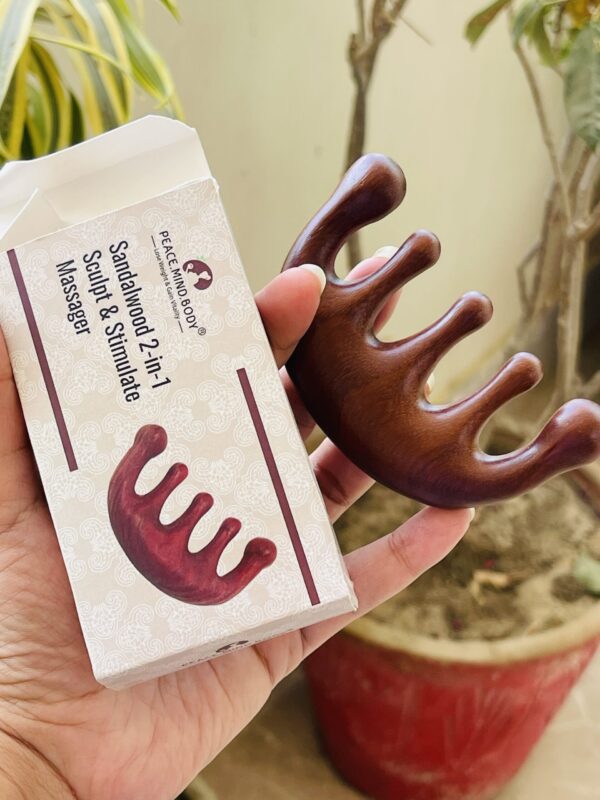 Sandalwood 2-in-1 Sculpt & Stimulate Massager