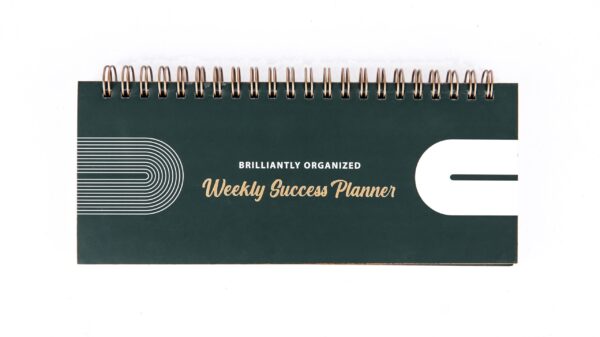 Brilliantly Organized Weekly Desk Planner