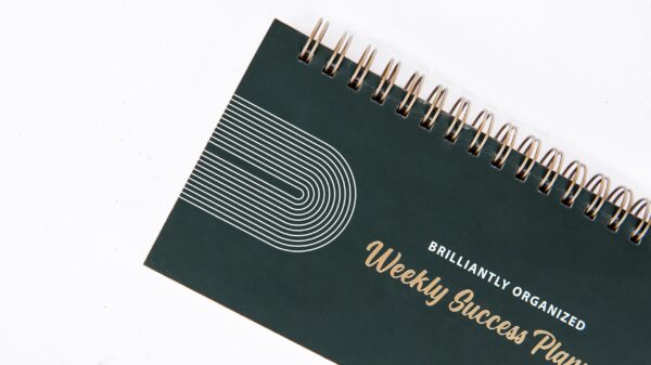 Brilliantly Organized Weekly Desk Planner