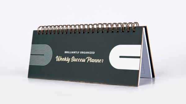 Brilliantly Organized Weekly Desk Planner